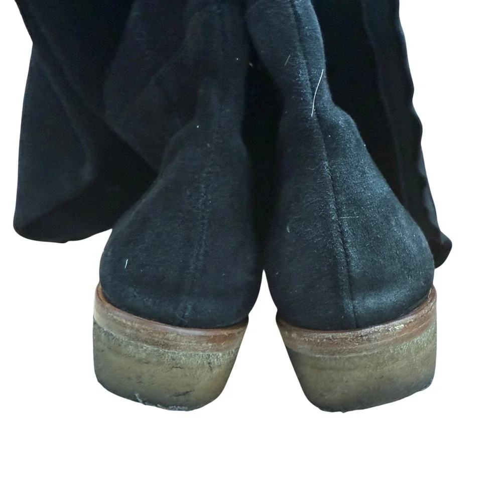 FREE PEOPLE‎ Banks over the knee black suede boots
